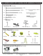 Предварительный просмотр 5 страницы OLT GS84-SLIDER-CEDAR-AK Assembly Manual