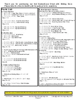 Preview for 4 page of OLT GS84-SLIDER-CEDAR-FJ Assembly Manual