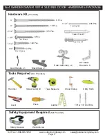 Preview for 5 page of OLT GS84-SLIDER-CEDAR-FJ Assembly Manual