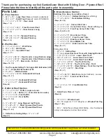 Preview for 4 page of OLT GS84-SLIDER-PLY-FJ Assembly Manual