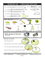 Preview for 6 page of OLT Muskoka Cabin 9x9 Assembly Manual