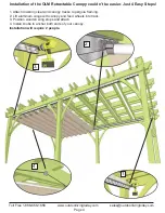 Preview for 4 page of OLT OLM Retractable Canopy Assembly Manual