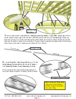 Preview for 5 page of OLT OLM Retractable Canopy Assembly Manual