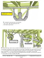 Предварительный просмотр 6 страницы OLT OLM Retractable Canopy Assembly Manual