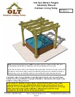 Предварительный просмотр 1 страницы OLT Outdoor Living Today Assembly Manual