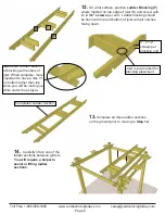 Предварительный просмотр 9 страницы OLT Outdoor Living Today Assembly Manual