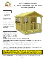 Preview for 1 page of OLT SR812-FJ-Ply Assembly Manual