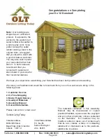 Preview for 38 page of OLT SSGS812-FJ-Ply Assembly Manual