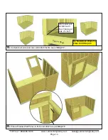 Предварительный просмотр 14 страницы OLT Studio Garden Shed STU128-FJ-Metal Assembly Manual