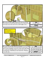 Предварительный просмотр 18 страницы OLT Studio Garden Shed STU128-FJ-Metal Assembly Manual