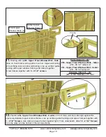 Предварительный просмотр 19 страницы OLT Studio Garden Shed STU128-FJ-Metal Assembly Manual