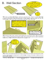 Предварительный просмотр 11 страницы OLT SunShed Garden Shed SSGS1212-AK-METAL Assembly Manual