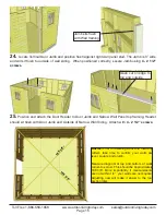 Предварительный просмотр 15 страницы OLT SunShed Garden Shed SSGS1212-AK-METAL Assembly Manual