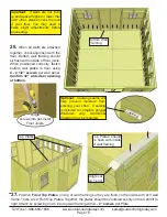 Предварительный просмотр 16 страницы OLT SunShed Garden Shed SSGS1212-AK-METAL Assembly Manual