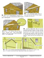 Предварительный просмотр 42 страницы OLT SunShed Garden Shed SSGS1212-AK-METAL Assembly Manual