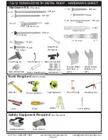 Preview for 5 page of OLT SunShed Garden Shed SSGS1212-FJ-METAL Assembly Manual