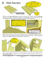 Preview for 11 page of OLT SunShed Garden Shed SSGS1212-FJ-METAL Assembly Manual