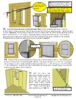 Preview for 12 page of OLT SunShed Garden Shed SSGS1212-FJ-METAL Assembly Manual