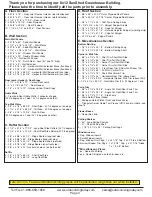 Preview for 4 page of OLT SunShed Greenhouse 8x12 Assembly Manual