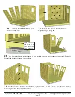 Preview for 13 page of OLT SunShed Greenhouse 8x12 Assembly Manual