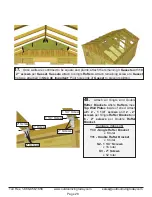 Предварительный просмотр 28 страницы OLT SunShed SSGS1216-AK-Ply Assembly Manual