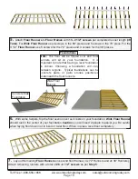 Preview for 10 page of OLT SunShed SSGS1216-FJ-Cedar Assembly Manual