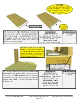 Preview for 13 page of OLT SunShed SSGS1216-FJ-Cedar Assembly Manual