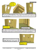 Preview for 14 page of OLT SunShed SSGS1216-FJ-Cedar Assembly Manual