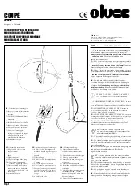 oluce COUPÉ 3320 R Mounting Instructions preview