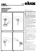 Предварительный просмотр 2 страницы oluce STONES 207 Mounting Instructions