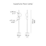 Предварительный просмотр 2 страницы oluce SUPERLUNA 397 Mounting Instructions