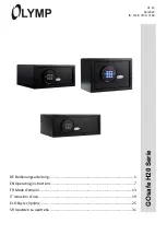 Olymp GOsafe H20 Series Operating Instructions Manual preview