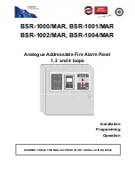 olympia electronics BSR-100 MAR Series Installation, Programming Operation, & Maintenance Manual preview