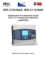 Preview for 1 page of olympia electronics BSR-2104/MAR Operation And Installation Manual