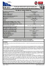 Preview for 1 page of olympia electronics BSR-6157 Manual