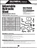 Preview for 1 page of Olympia Tools 82-738 User Manual