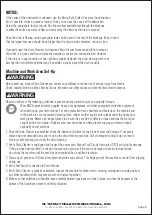 Preview for 8 page of Olympia Tools 86-337 Owner'S Manual & Safety Instructions