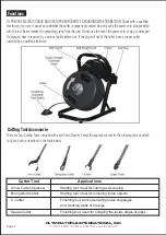 Preview for 13 page of Olympia Tools 86-337 Owner'S Manual & Safety Instructions