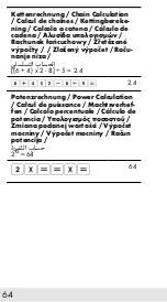 Предварительный просмотр 64 страницы Olympia 2501 Operating Manual