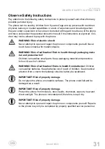 Предварительный просмотр 31 страницы Olympia 4520 Operating Manual