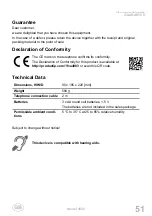 Предварительный просмотр 51 страницы Olympia 4520 Operating Manual