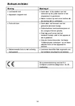 Предварительный просмотр 34 страницы Olympia A 180 Manual