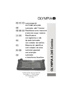Olympia A 245 Combo Operating Instructions Manual preview
