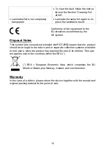 Preview for 14 page of Olympia A 370 Manual