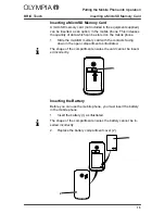 Preview for 15 page of Olympia BRIO Touch Operating Manual