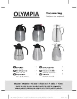 Предварительный просмотр 1 страницы Olympia C092 Instruction Manual