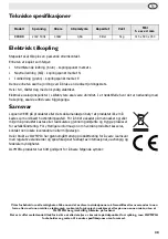 Предварительный просмотр 35 страницы Olympia CC909 Instruction Manual