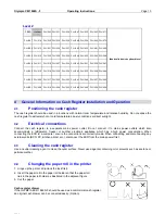 Preview for 13 page of Olympia CM 1846S-F Operating Instructions Manual