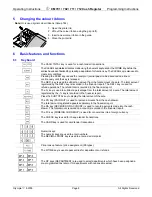 Preview for 8 page of Olympia CM 70 Operating And Programming Manual