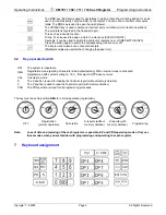 Preview for 9 page of Olympia CM 70 Operating And Programming Manual